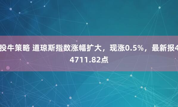 投牛策略 道琼斯指数涨幅扩大，现涨0.5%，最新报44711.82点