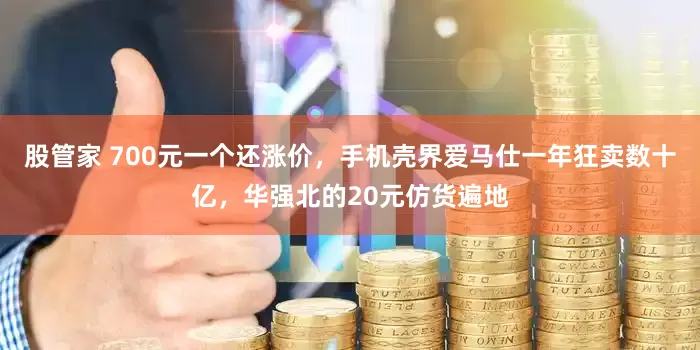 股管家 700元一个还涨价，手机壳界爱马仕一年狂卖数十亿，华强北的20元仿货遍地